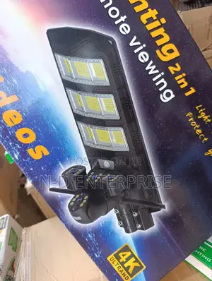 Solar CCTV Camera With Led Light