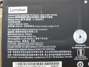 Lenovo L19m3pf2 Laptop Battery