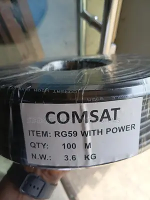 Commsat 100m Rg59 Coaxial Cable With Power