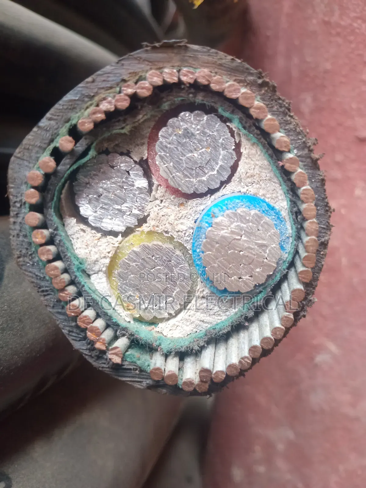 4x120mm2 Aluminium Armoured Cable