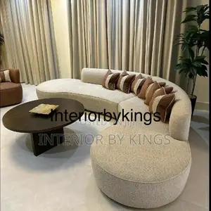 Luxury Minimalist Design Sofa + Center Table Can Be Made in Color
