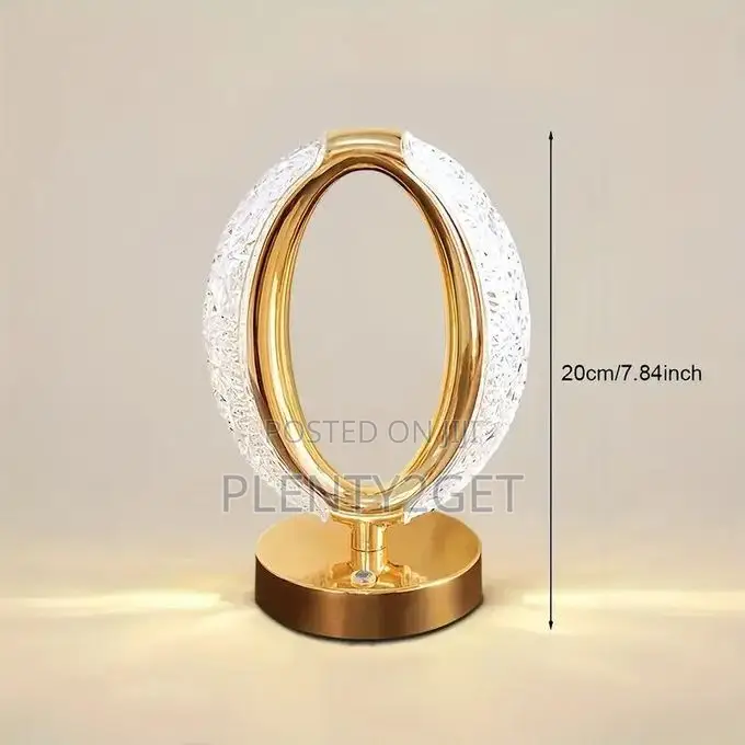 1pc Modern Touch-Controlled Usb Desk Lamp With Adjustable Brightness