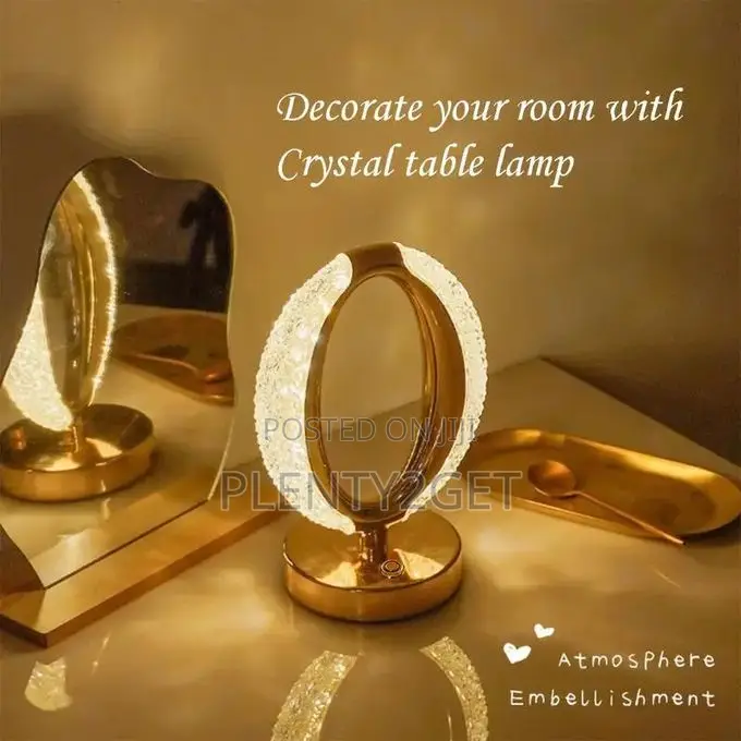 1pc Modern Touch-Controlled Usb Desk Lamp With Adjustable Brightness