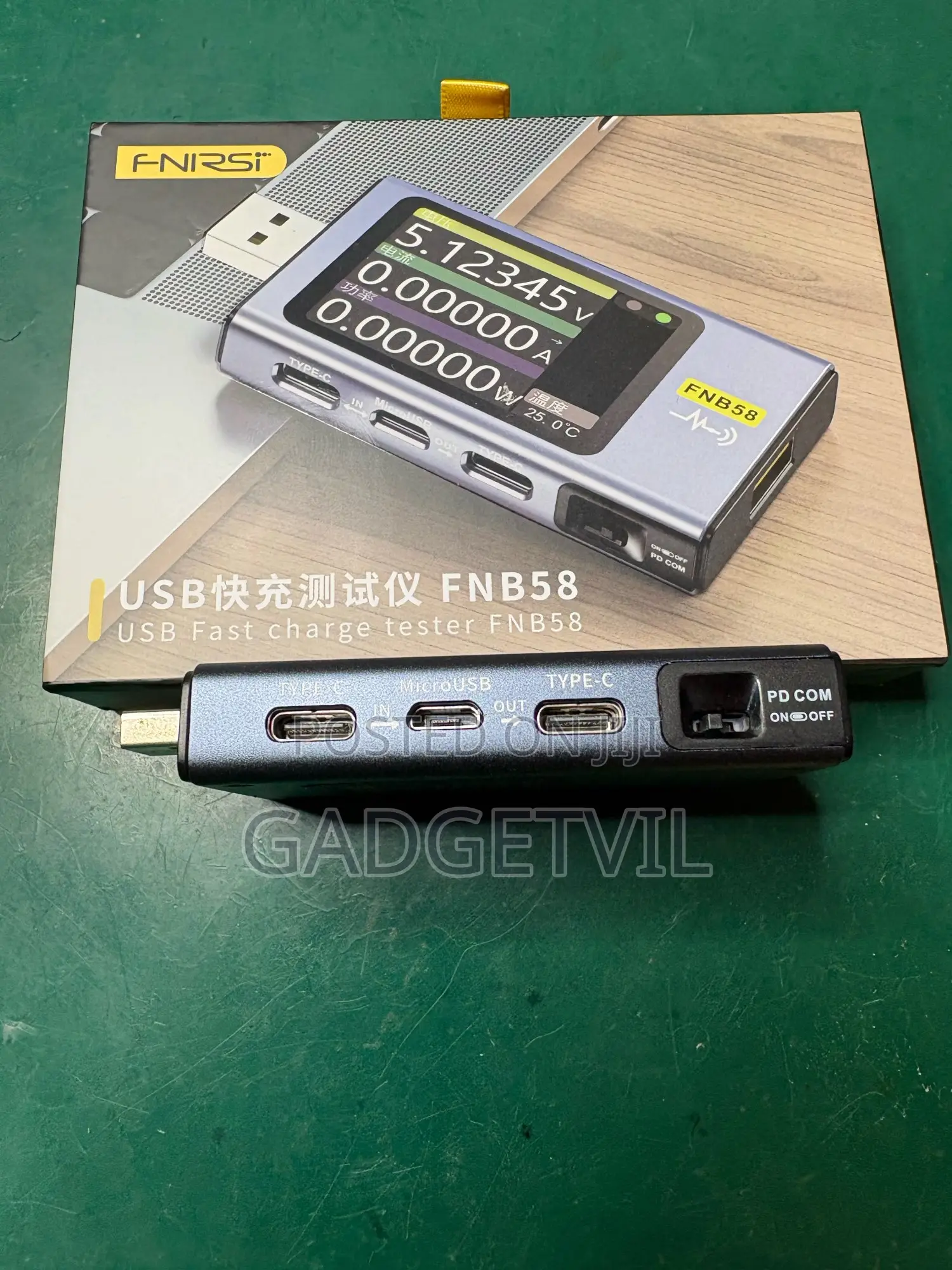 Fnb58 Usb Fast Charging Tester Voltmeter Ammeter