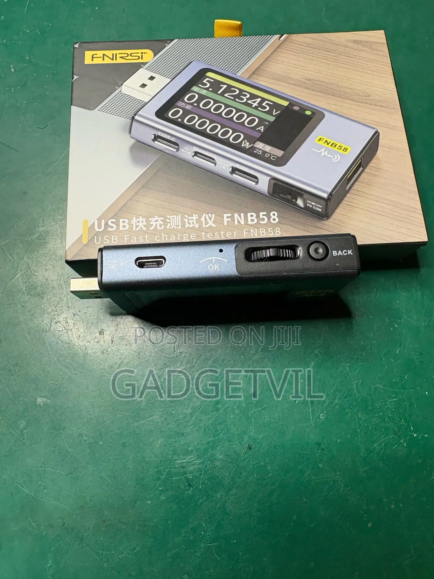 Fnb58 Usb Fast Charging Tester Voltmeter Ammeter