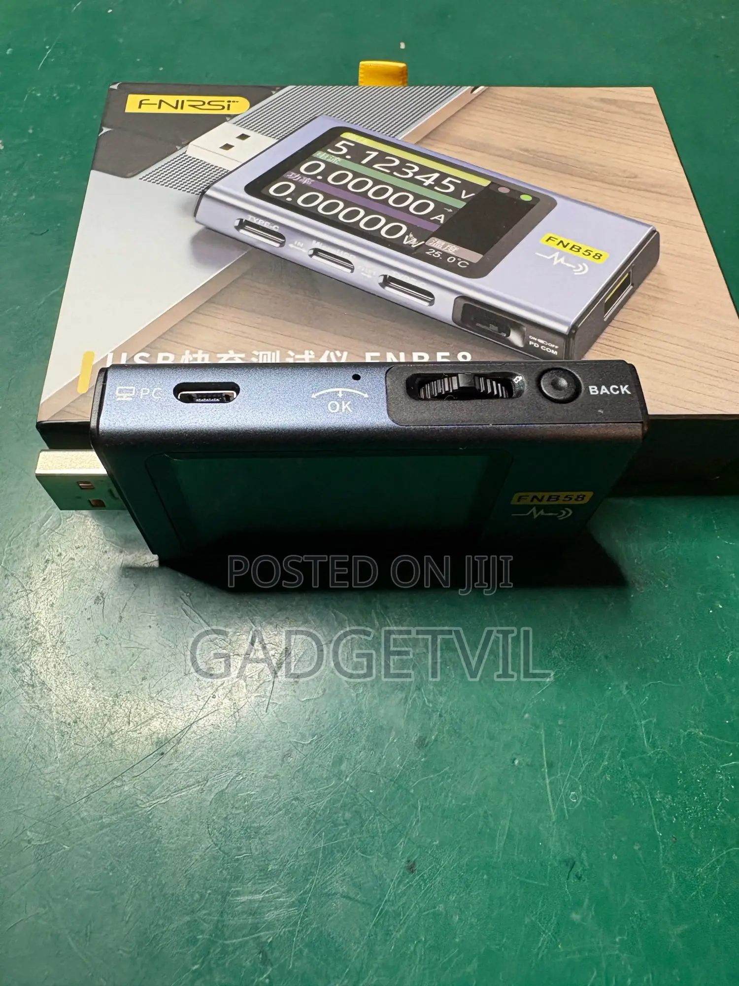 Fnb58 Usb Fast Charging Tester Voltmeter Ammeter