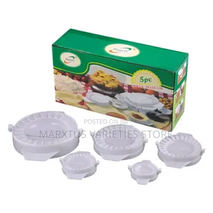 Huanyi 5pcs Dumpling/Pie Mold (Meat/Fish Pie Mold)