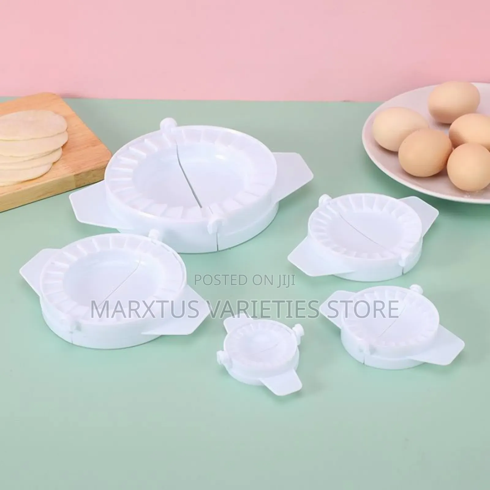 Huanyi 5pcs Dumpling/Pie Mold (Meat/Fish Pie Mold)