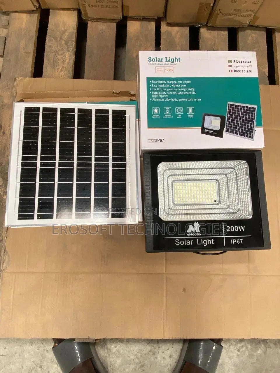 200w Solar Floodlight