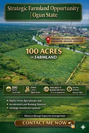 100 Acres of Farm Land for Urgent Sale