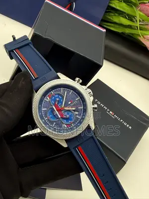 Tommy Hilfiger Quality Rubber Men Wristwatch
