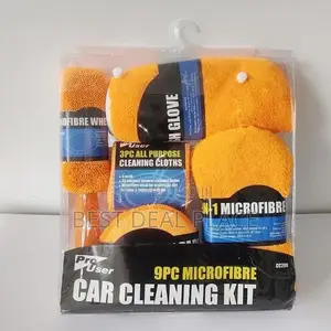 9pcs Multifunction Portable Microfiber Car Wash Washing Cleaning Tools