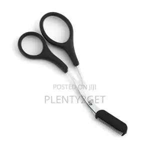 Eyebrow Trimmer Scissor With Comb Hair Removal Grooming Shaping Tool