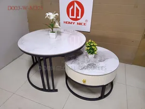 Two in One Stone Top Centre Table