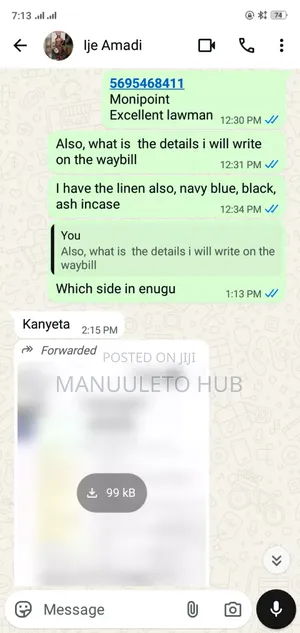 Proof I Deliverd to Enugu