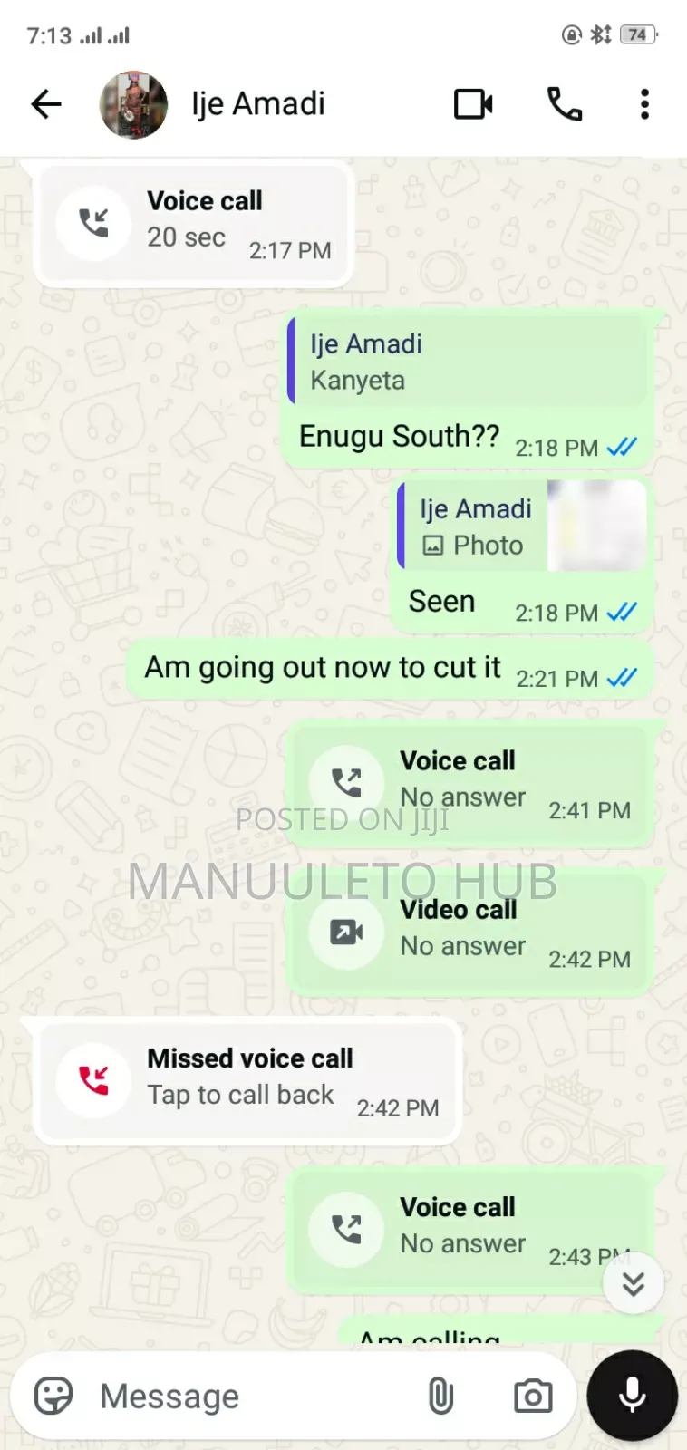 Proof I Deliverd to Enugu