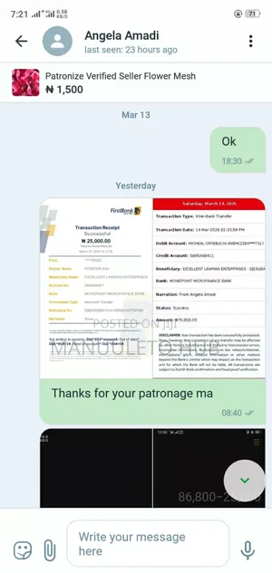 Proof I Deliverd to Enugu