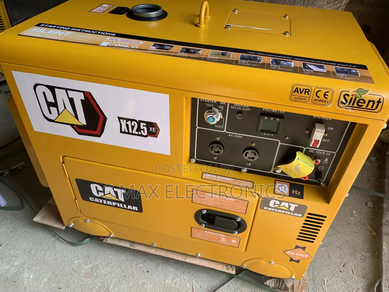 Original Cat 60kva Diesel Generator – Tested Working Perfectly”