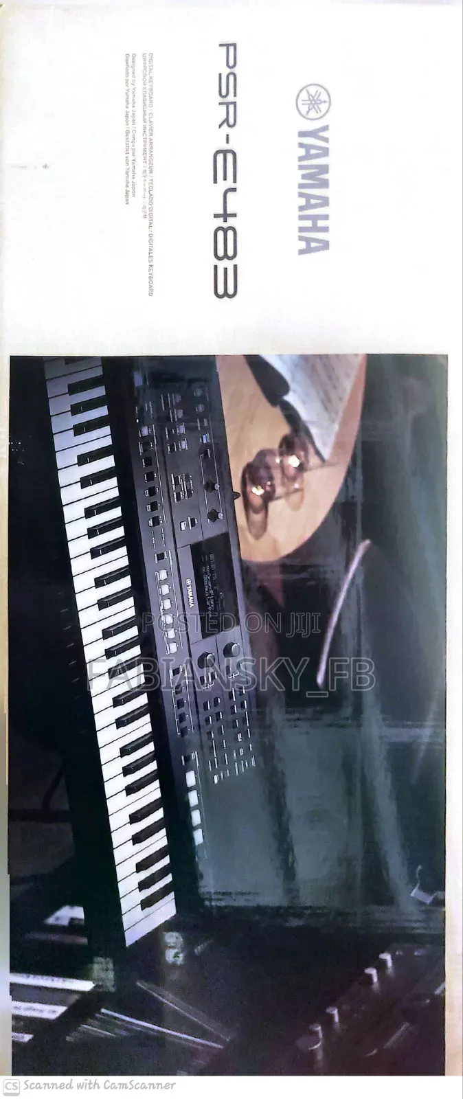 Original Professional Yamaha Keyboard Psr E473