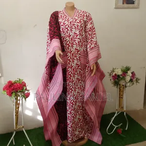 Beautiful Ready to Wear Outfit Made With 100% Cotton Ankara and Asoke