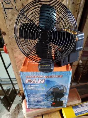 Lithium Electric Fan With 2 Battery