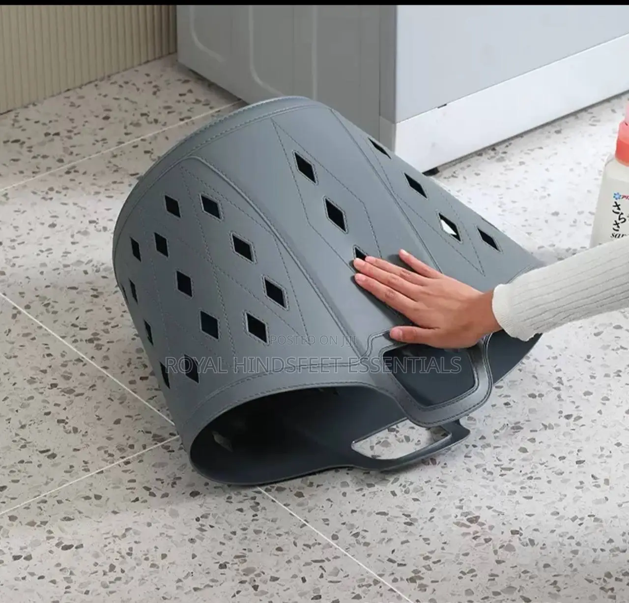 Large Capacity Foldable Laundry Basket With Handle