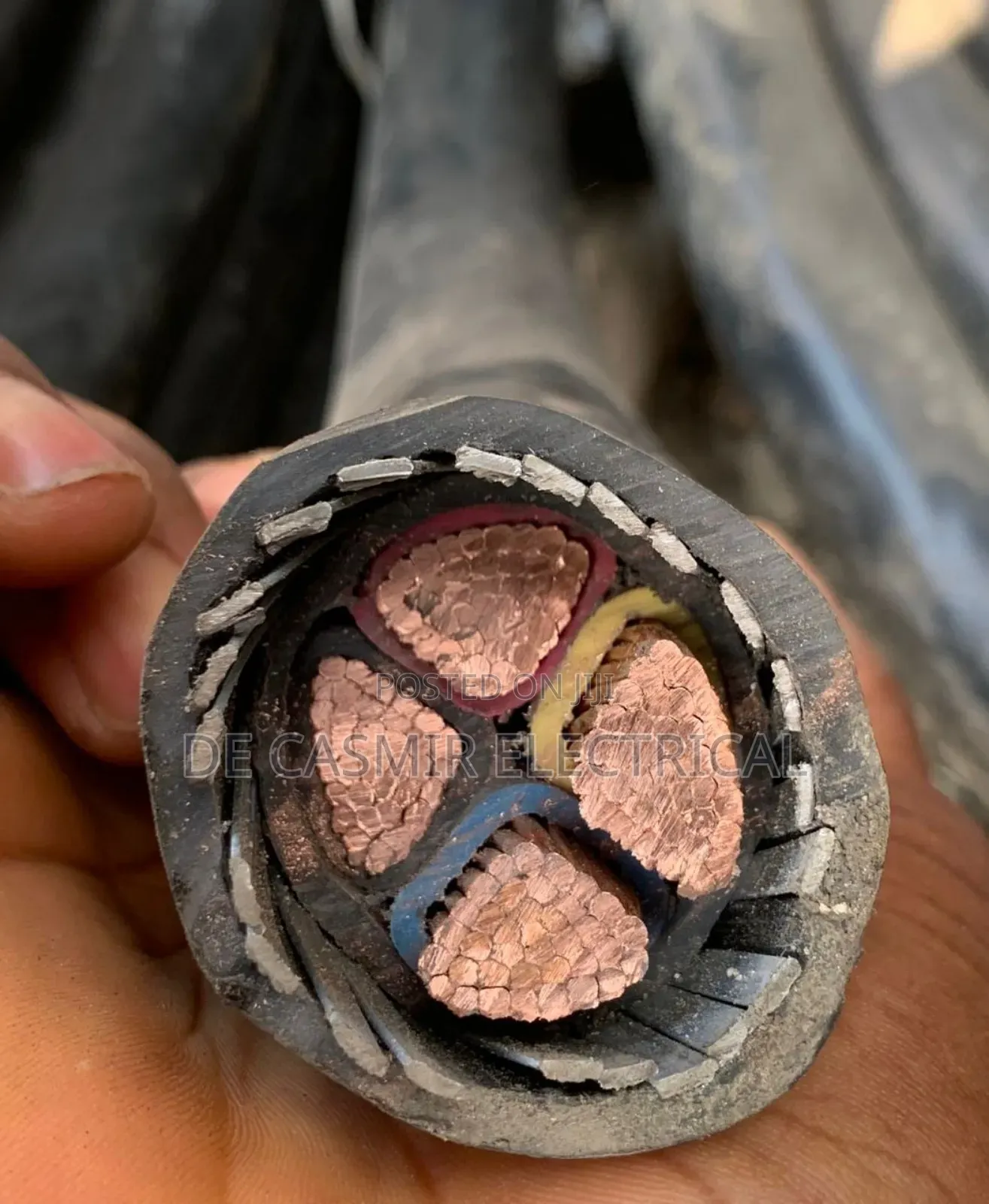 4x150mm2 Armoured Cable
