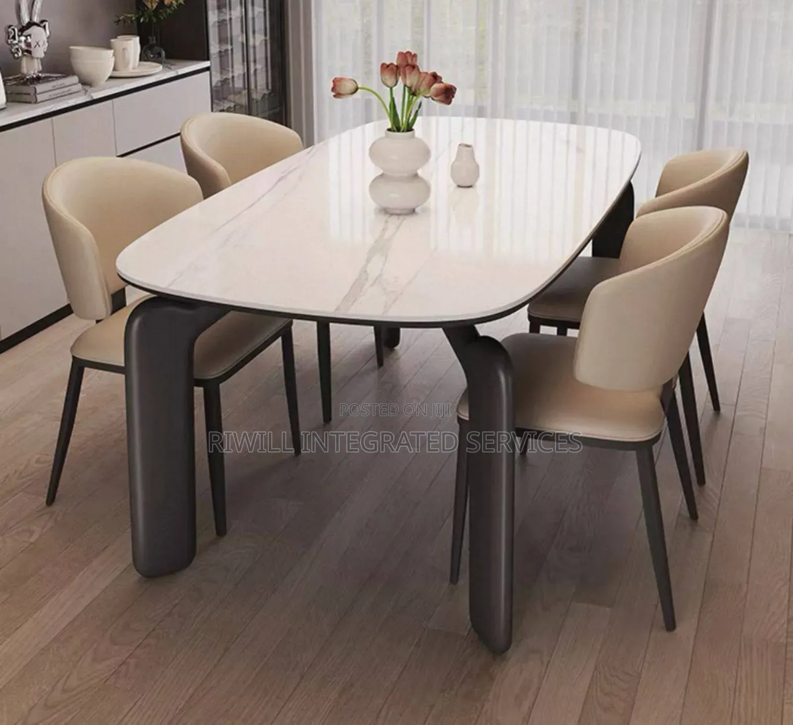 Table and Four Chairs