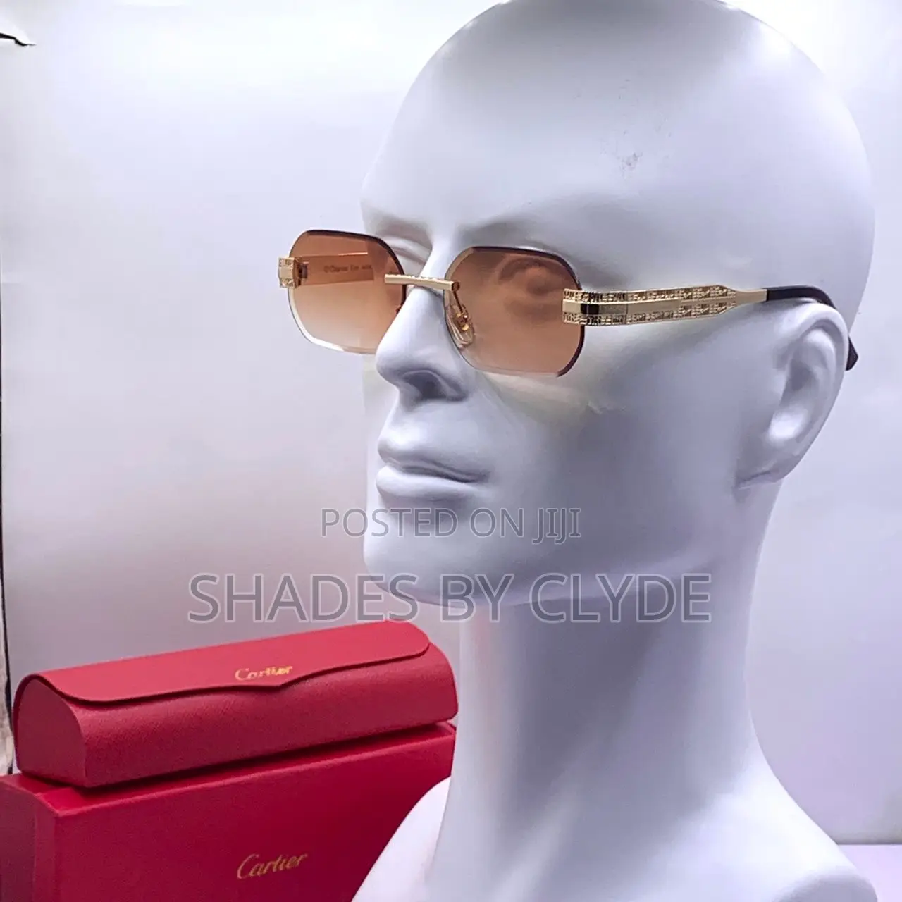 Stunning Cartier Sunglasses - Blue Tint, Authentic, New!