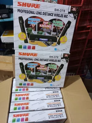 Shure Sh-378 Professional Long Distance Wireless Microphone System