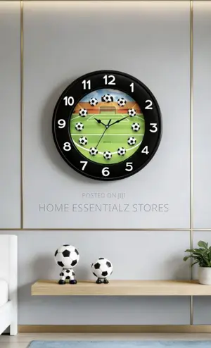 Football Wall Clock - Home Decor Wall Clock