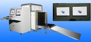 Security X Ray Machine With Lead Curtain Protective Cover