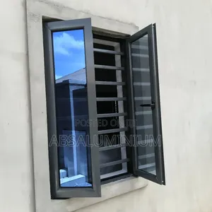 Aluminium Casement Window With Burglary