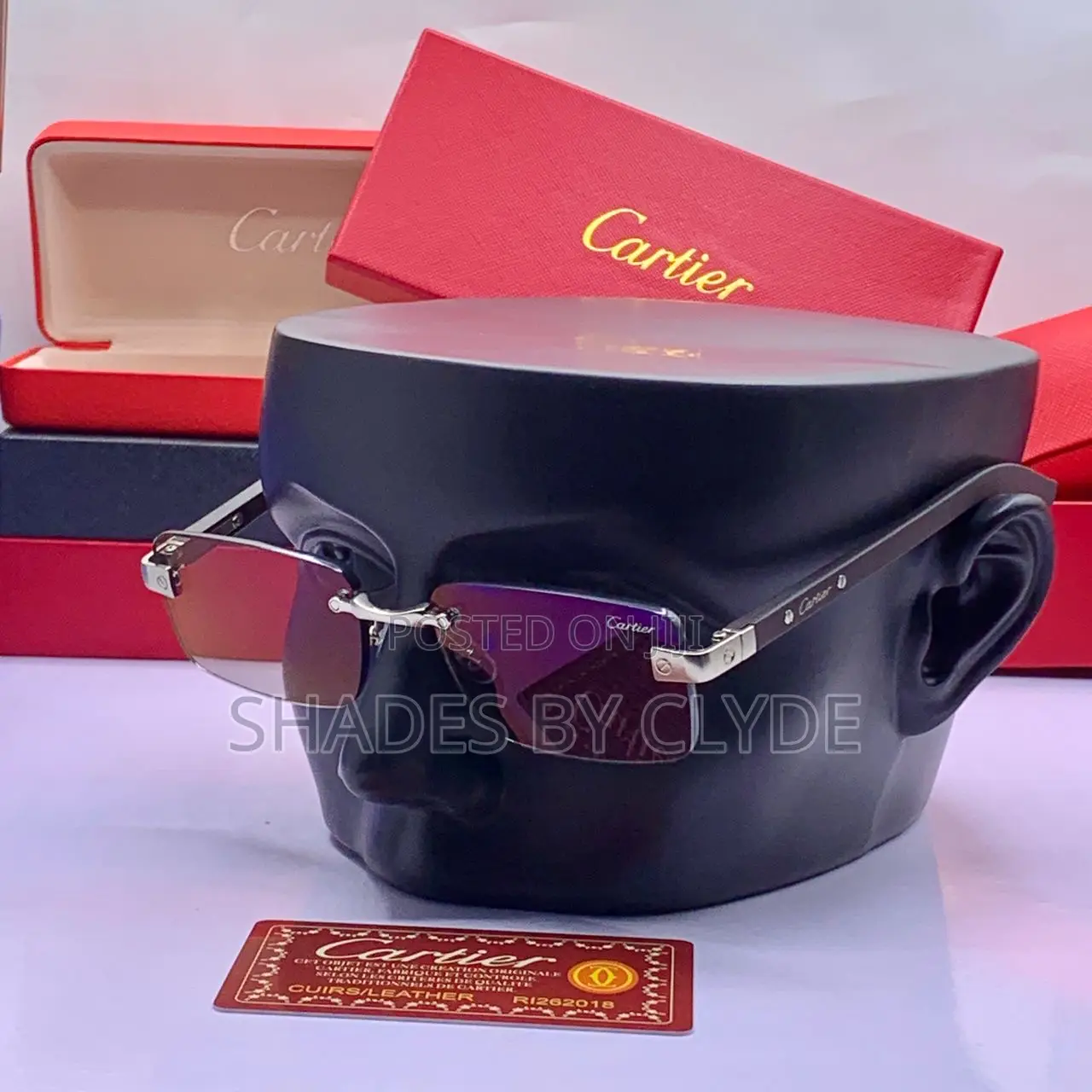 Cartier Sunglasses - Authentic Luxury, Brand New!