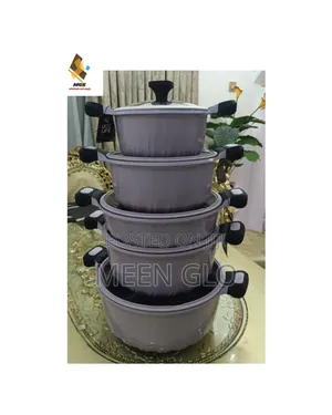 Multi-Piece Ucc Life Granite Cookware Set of Pot