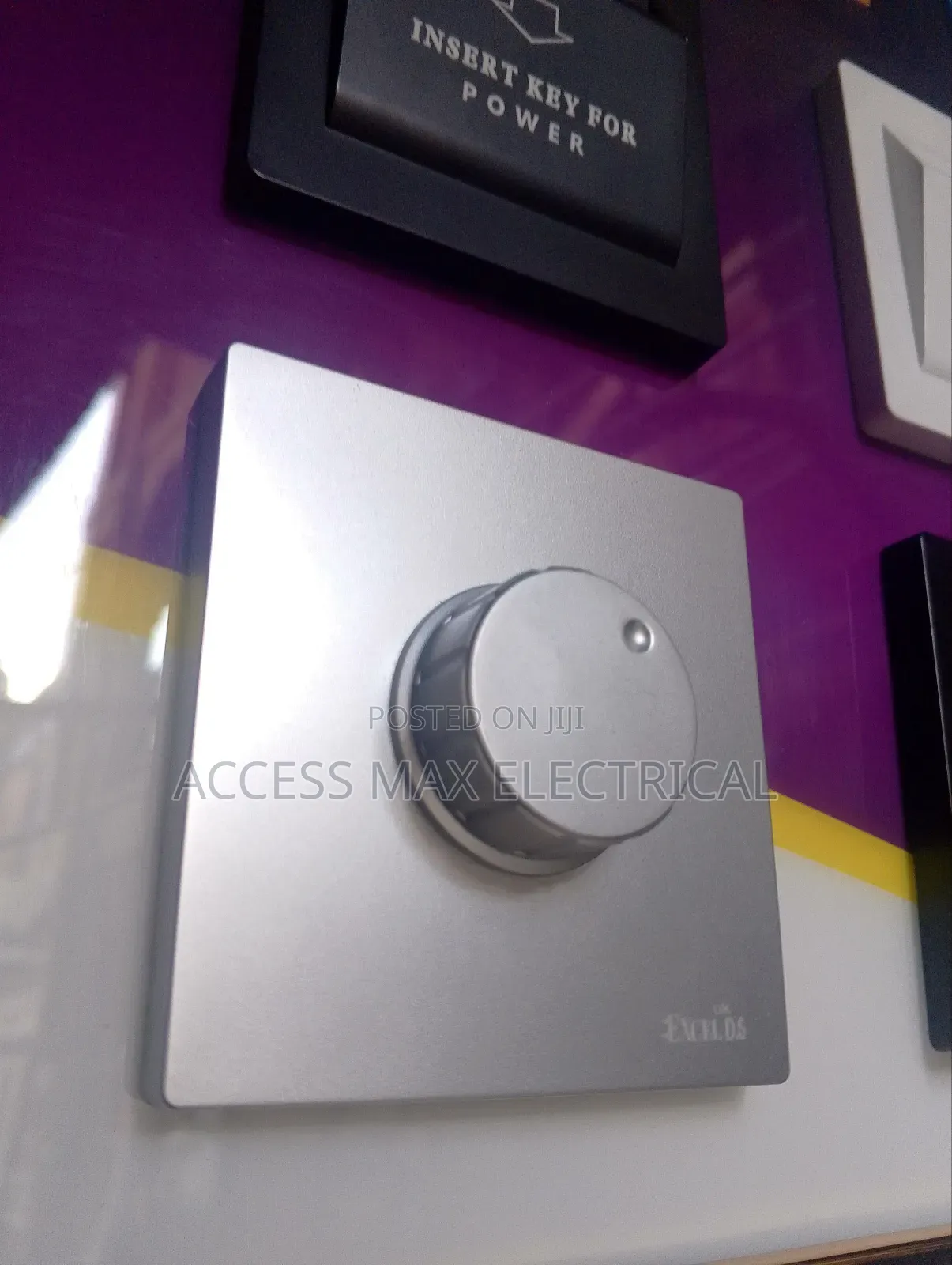 Gray Color Dimmer Switch