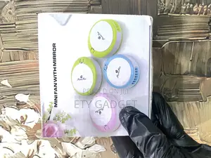Mini Fan With Mirror