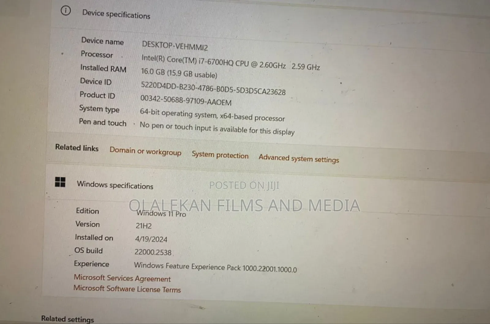 Laptop HP ZBook Studio 16GB Intel Core i7 SSD 512GB