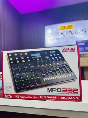 Akai Professional Mpd232 Midi Drum Pad Controller With Faders.