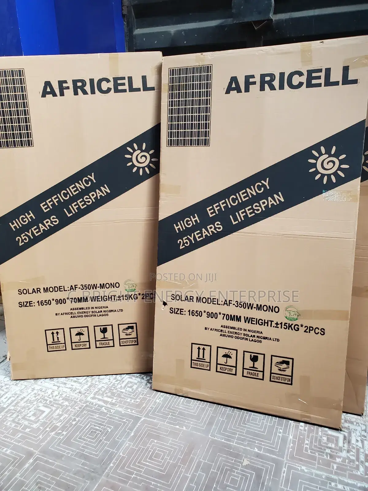350watts Africell Solar Panels
