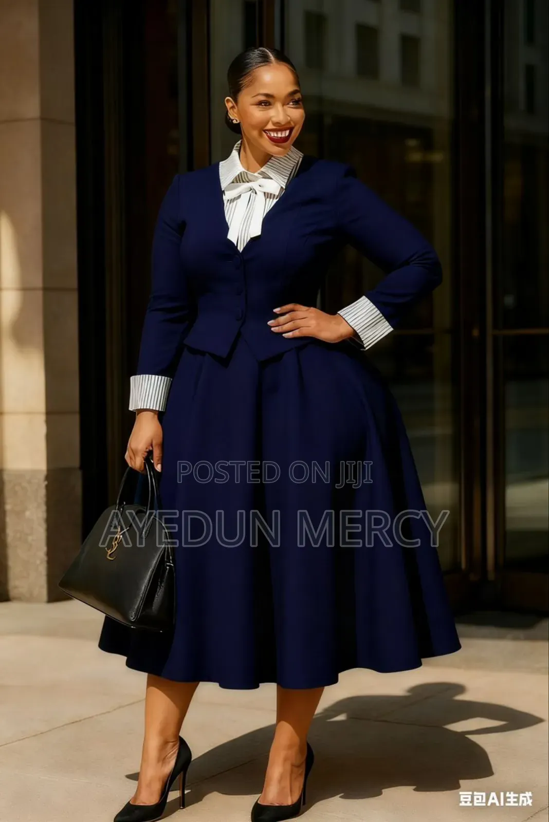 Corporate Collar Dress