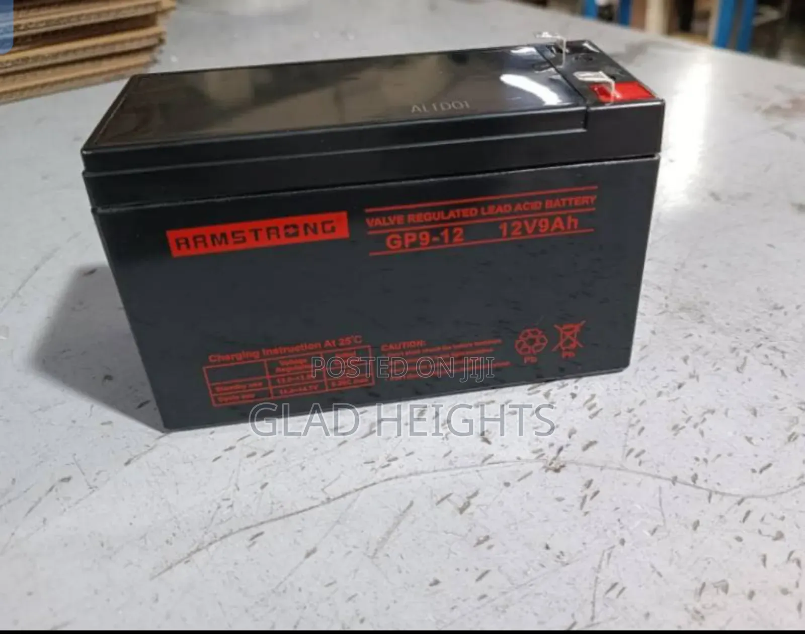 Armstrong 12v9ah Ups Replacement Battery