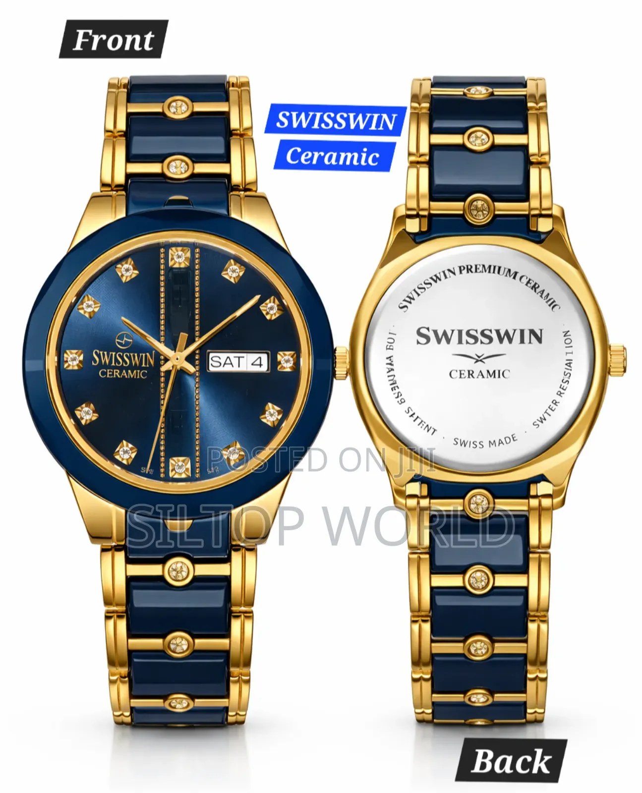 Swisswin Premium Ceramic Wristwatch