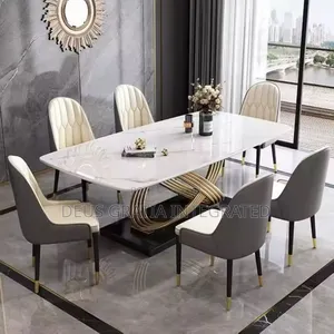 Marble Dining Table With Butterfly Base