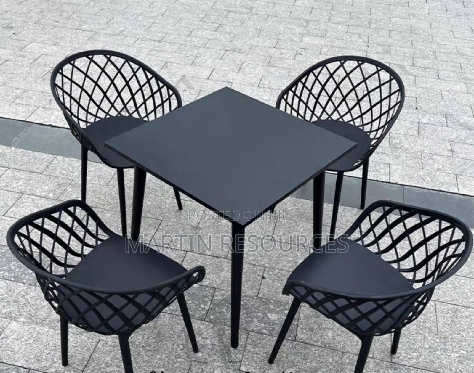 Restaurant Marble Table and Chairs
