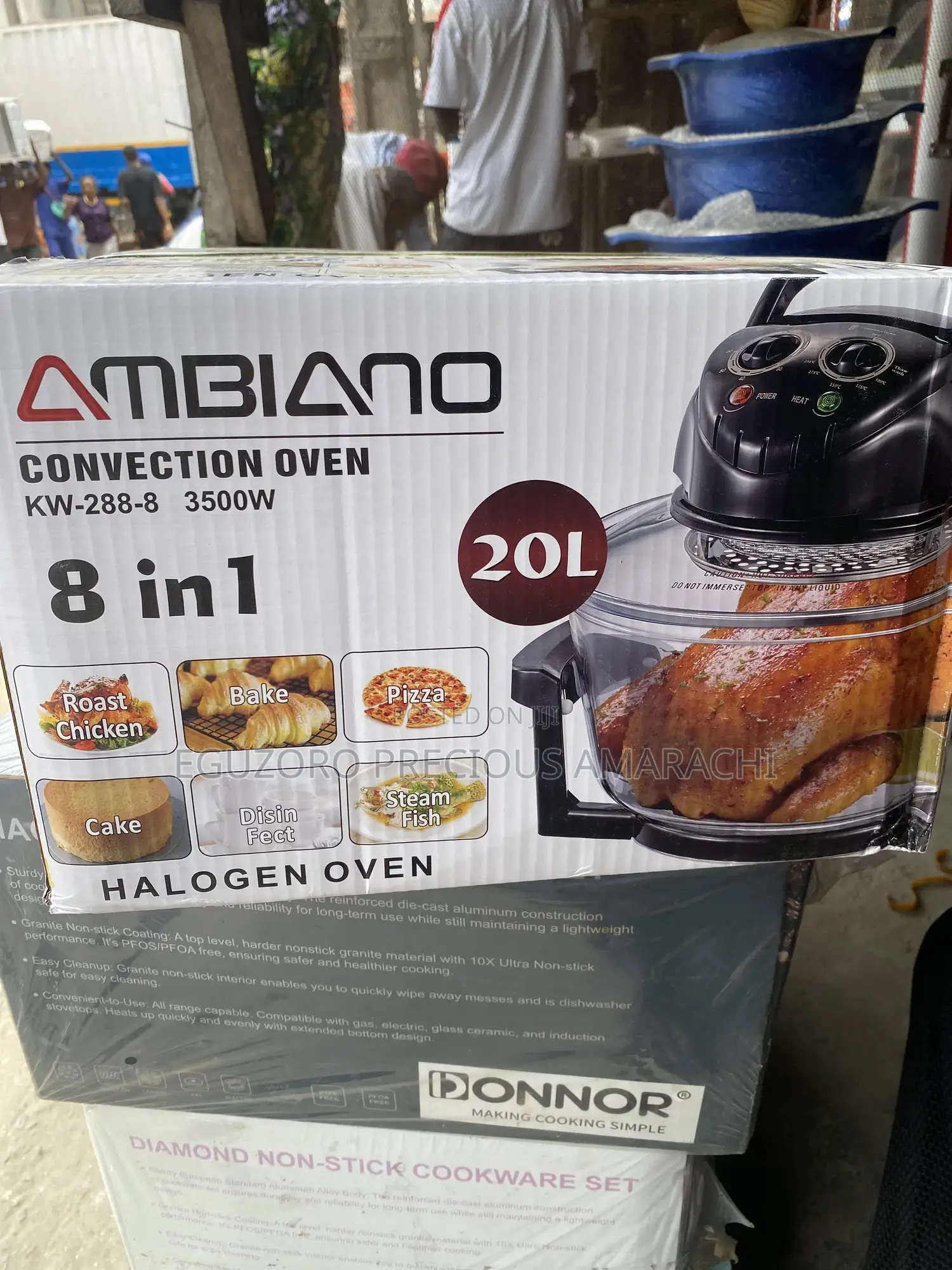 20l Multi-Purpose Convectional Halogen Oven-3500w