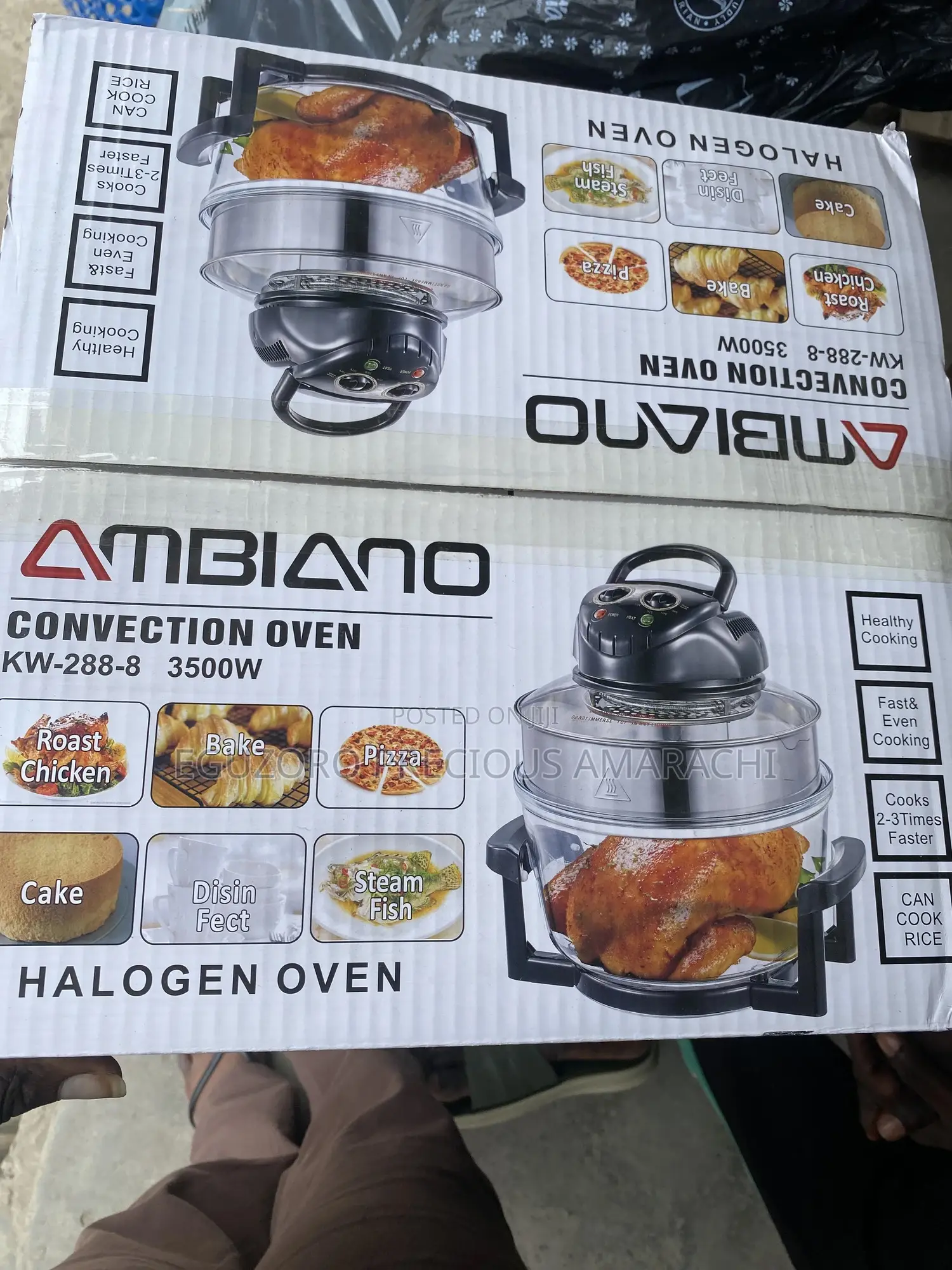 20l Multi-Purpose Convectional Halogen Oven-3500w