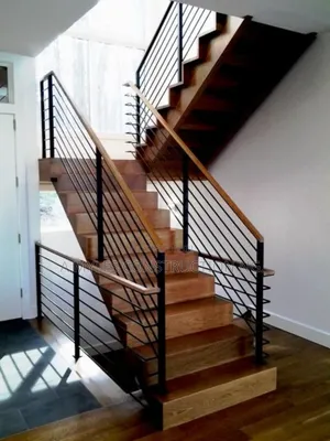 Rails With Wooden Top.