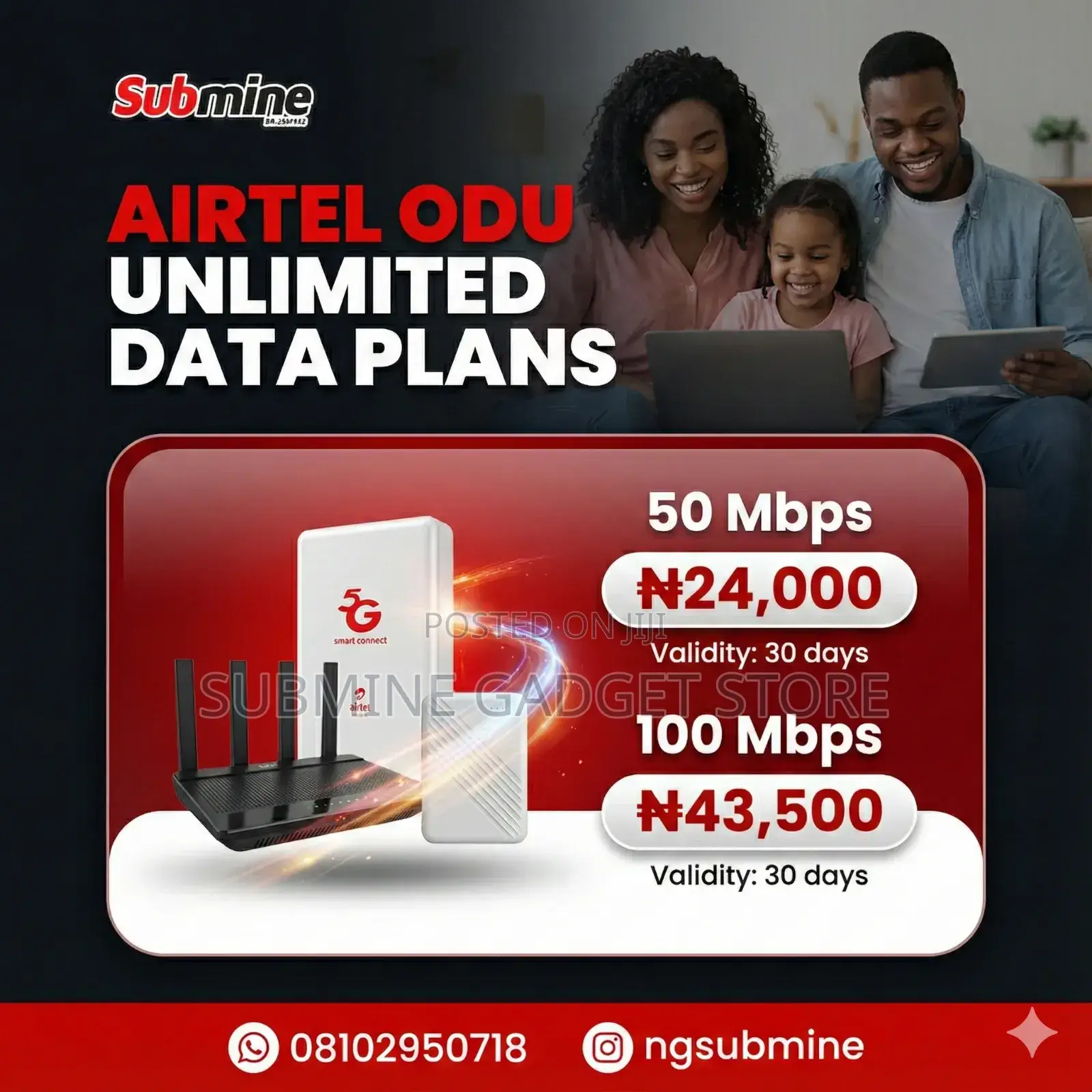 Airtel Odu Data Plans