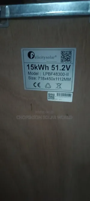 Solar Energy Felicity Lithium Ion Battery 15kwh/51,2votts